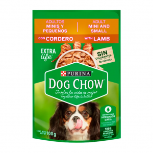 DOG CHOW ADULTOS MINIS Y PEQUEÑOS CON CORDERO 100 GR_1