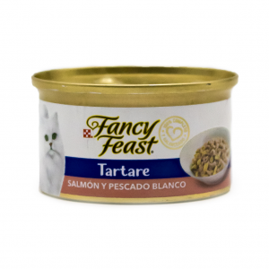 FANCY FEAST TARTARE SALMÓN Y PESCADO BLANCO 85 GR._1