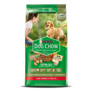 DOG CHOW SALUD VISIBLE CACHORROS  MEDIANOS Y GRANDES _1