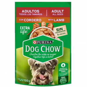 DOG CHOW ADULTOS TODOS LOS TAMAÑOS CORDERO 100 GR_1