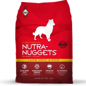 NUTRANUGGETS LAMB MEAL & RICE DOG _1